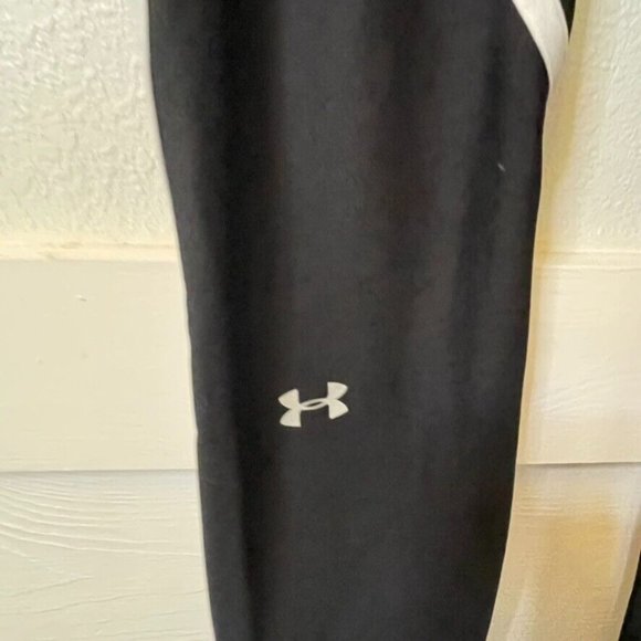 Under Armour Heat Gear Compression Mauve Black Leggings Women's‎ Size S - Picture 3 of 6